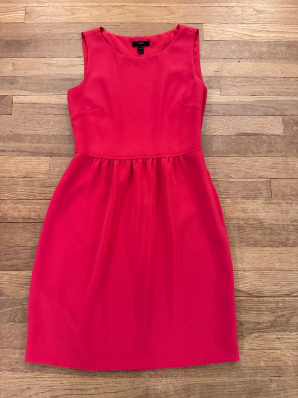J.CREW Women's Pinkish Red Knee Length A-Line Dress - Size 0
 b92